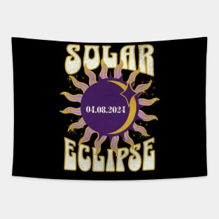 Solar Eclipse Vintage Tapestry