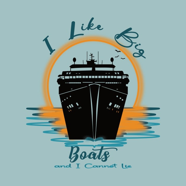 I Like Big Boats I Cannot Lie by donamiart