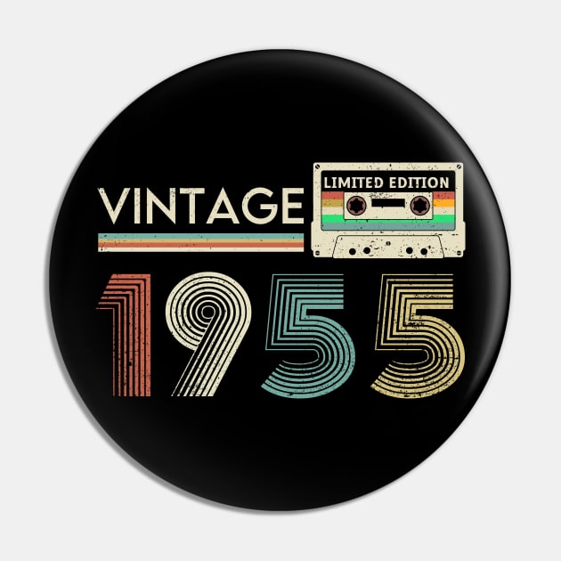 Vintage 1955 Limited Cassette Pin by xylalevans