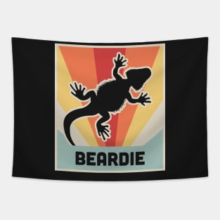 BEARDIE - Cute 70s Vintage Bearded Dragon Tapestry