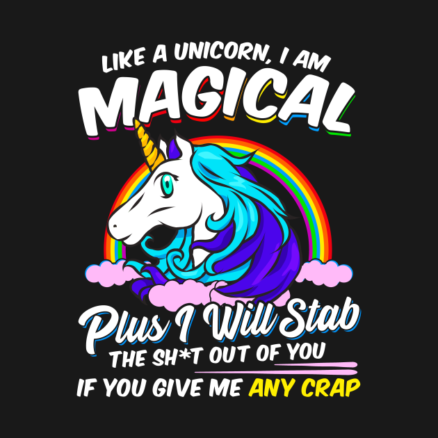 unicorn magical funny quotes adult humor unicorns tank