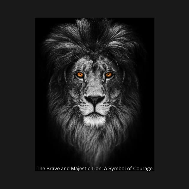 The Brave and Majestic Lion: A Symbol of Courage by Casual Wear Co.