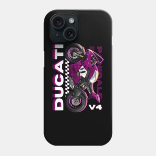 Pink Ducati Panigale Phone Case