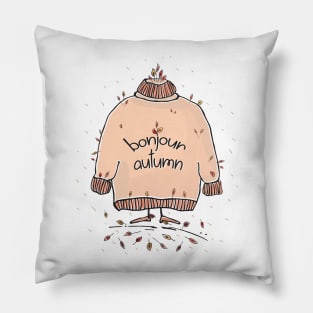 Bonjour Autumn! Pillow