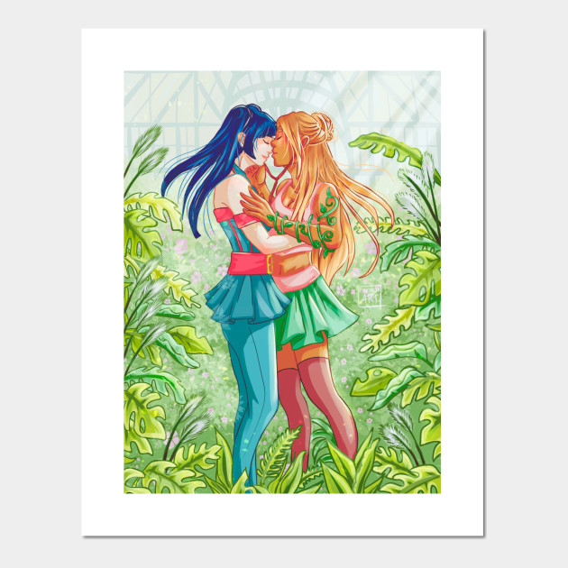 Flora And Musa Winx Club Posters And Art Prints Teepublic Uk Ice wall is a lovix defensive spell used by bloom, in which she creates a shield made of ice. flora and musa winx club posters