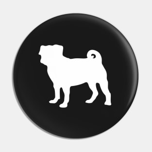 White Pug Pin