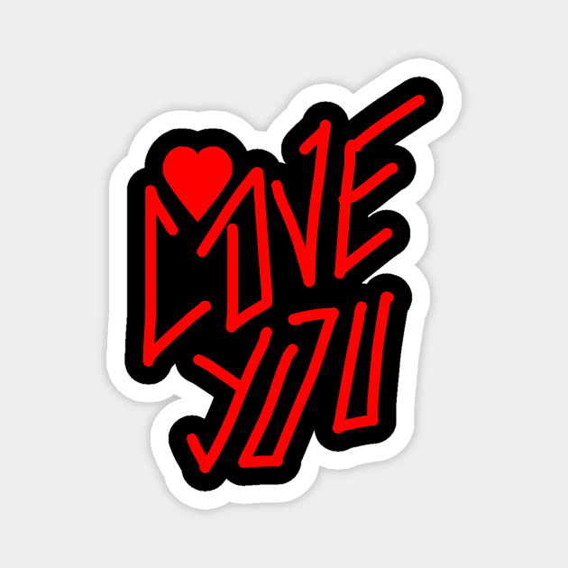 Love you Magnet by saf skateboard