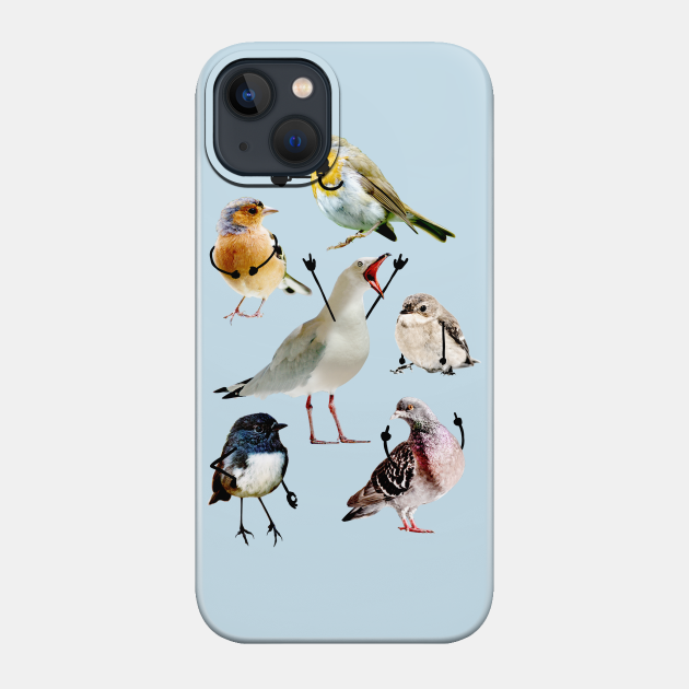 Birds with Arms - Birds - Phone Case