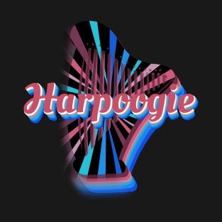 Harpoogie Retro Maroon T-Shirt