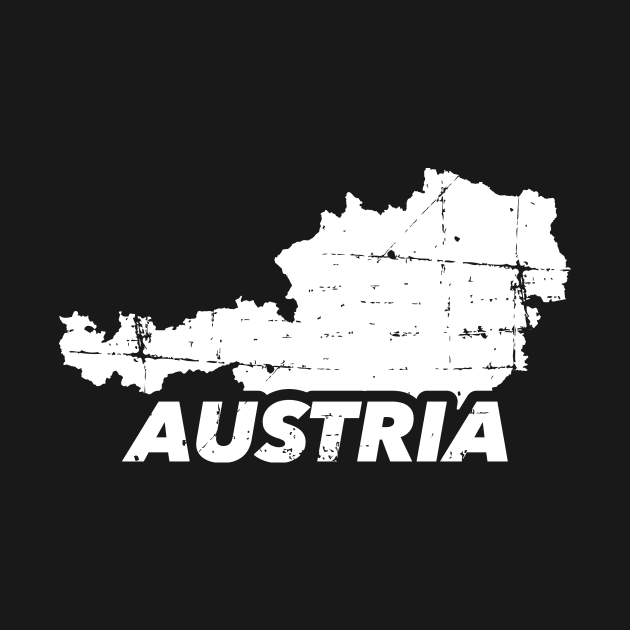 Austria map by Designzz