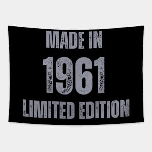 Vintage Made in 1961, Limited Edition  , Gift for Mom Dad Birthday Tapestry