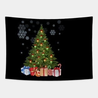 Christmas tree.Christmas gifts Tapestry