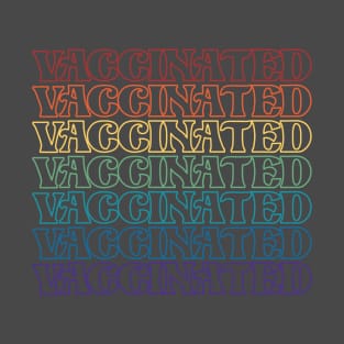 Vaccinated Rainbow T-Shirt