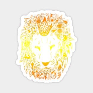 Gold Jungle King Magnet