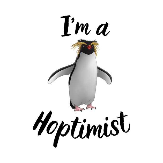 Rockhopper Penguin I'm an Optimist by Wilderness Insider