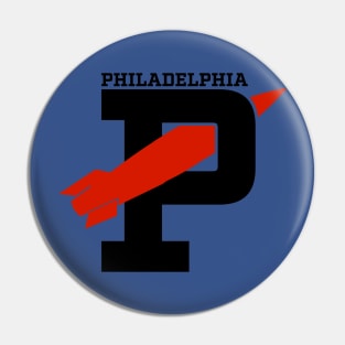 Defunct Philadelphia Rockets Hockey 1949 Pin