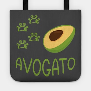 funny meow avogato cat Tote