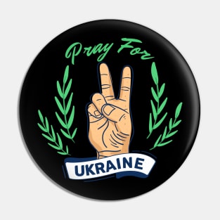 Pray for ukraine Russia Putin Puck Futin stand with ukrain Pin