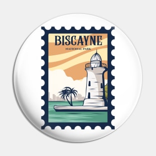 Biscayne National Park Stamp Pin