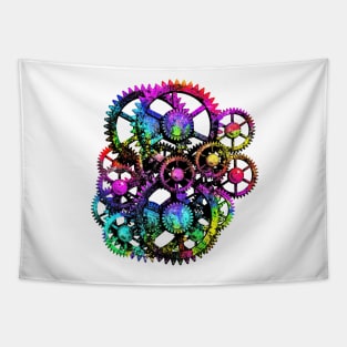 “Psychedelic Gears” Tapestry