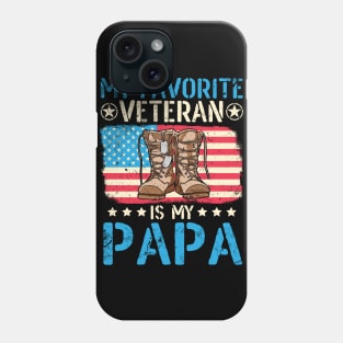 Happy Veteran Memorial Day Papa Phone Case