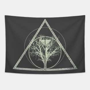 Tree of life / knowledge | Bodhi tree | Geometric design Tapestry