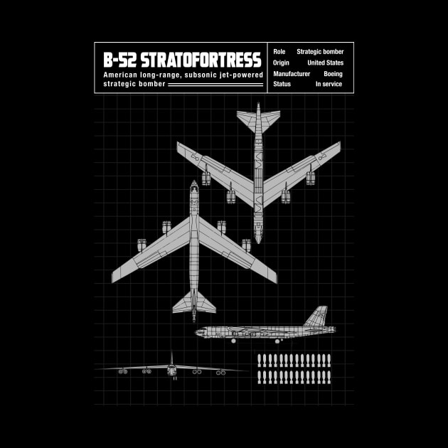 B-52 STRATOFORTRESS by theanomalius_merch