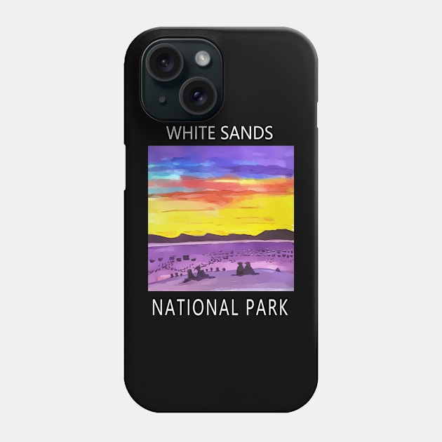 White Sands National Park New Mexico Phone Case by WelshDesigns