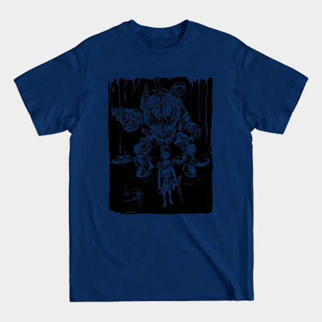 Disover Little Sister and Mr. Bubbles - Bioshock - T-Shirt