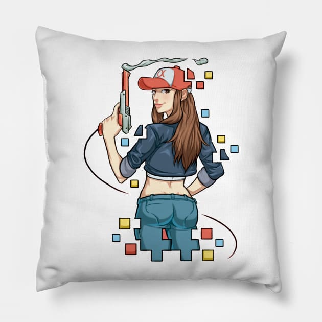 Zap me? Zap You! Pillow by Fenomeno