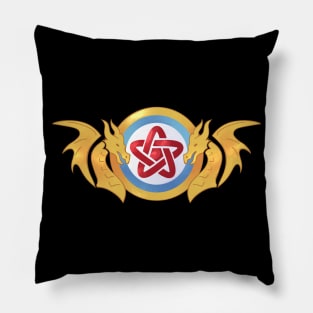 Danny Sexbang and Ninja Brian Logo Pillow