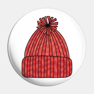 Knitted Yarn Winter Beanie Pin