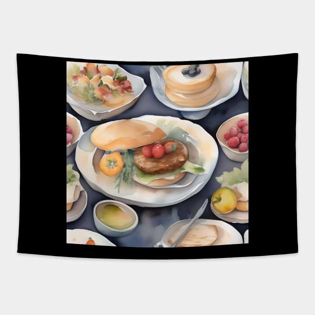 Be Kind to Food Servers Month Tapestry by Oldetimemercan