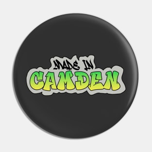 Made in Camden I Garffiti I Neon Colors I Green Pin