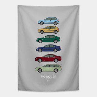 MG Rover car collection Tapestry