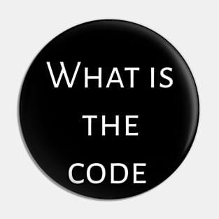 What is the code Pin