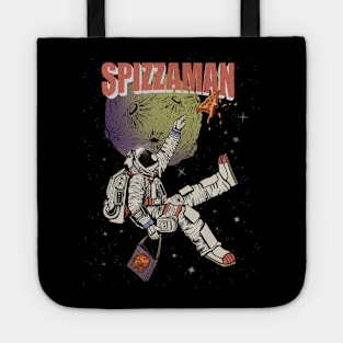 SPIZZAMAN - Astronaut Chasing Pizza Tote