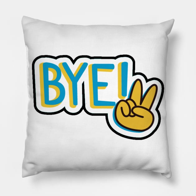 Bye Pillow by Horisondesignz