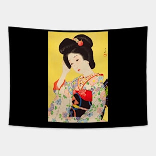 Japanese beauty in spring - Japanese Vintage Art Tapestry