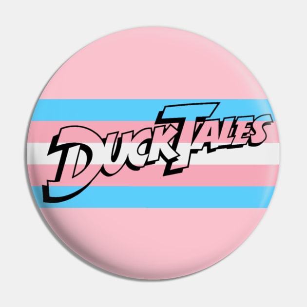 DuckTales Trans Pride Pin by Amores Patos 