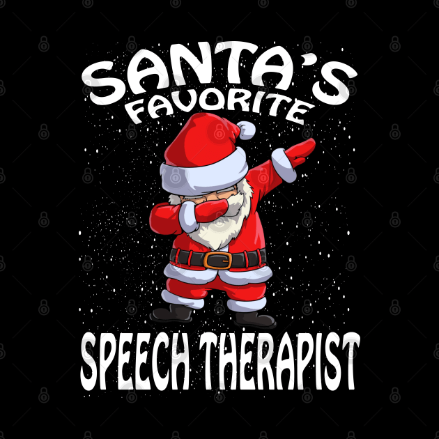 Santas Favorite Speech Therapist Christmas by intelus