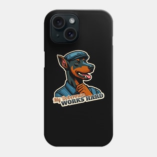 Worker Doberman Phone Case