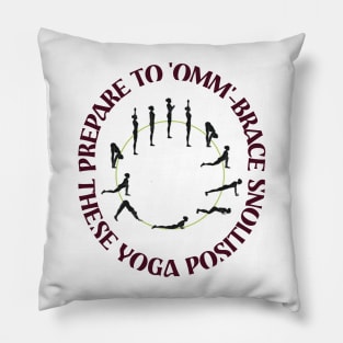 Prepare to 'Omm'-brace These Yoga Positions Pillow