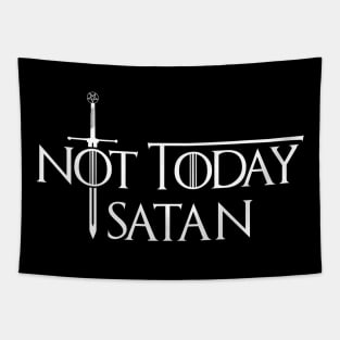 Not Today Satan Tapestry