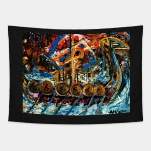 The voyage of Gunnar Tapestry