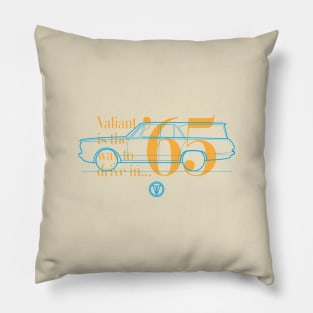 65 Valiant (Wagon) - The Way to Drive Pillow