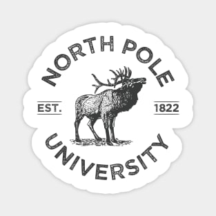 North Pole University T-Shirt Magnet