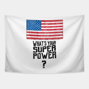 USA What's your superpower flag? Tapestry