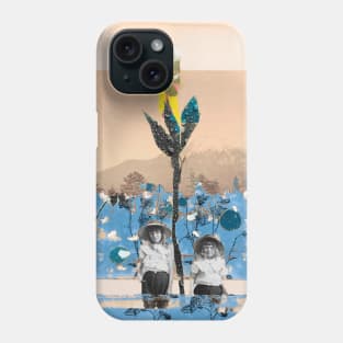 Two sisters collage Phone Case