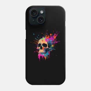 Skull painting Phone Case